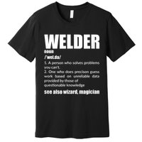 Welder Funny Saying Welding For Men Premium T-Shirt