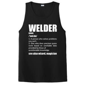 Welder Funny Saying Welding For Men PosiCharge Competitor Tank