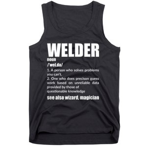 Welder Funny Saying Welding For Men Tank Top