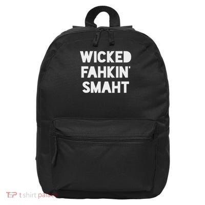 Wicked Fahkin' Smaht Boston Massachusetts Accen 16 in Basic Backpack