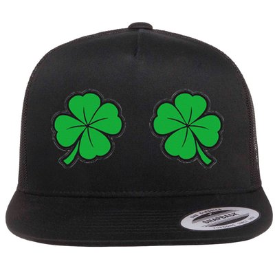 Womens Funny St Patrick's Day For Women And Couples Flat Bill Trucker Hat