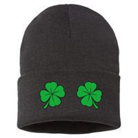 Womens Funny St Patrick's Day For Women And Couples Sustainable Knit Beanie