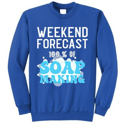 Weekend Forecast Soap Making Soap Maker Gift Sweatshirt