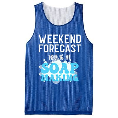 Weekend Forecast Soap Making Soap Maker Gift Mesh Reversible Basketball Jersey Tank