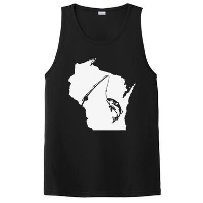 Wisconsin Fishing Sturgeon Bass Fishing Midwest Home State PosiCharge Competitor Tank