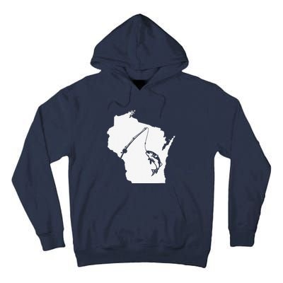 Wisconsin Fishing Sturgeon Bass Fishing Midwest Home State Tall Hoodie