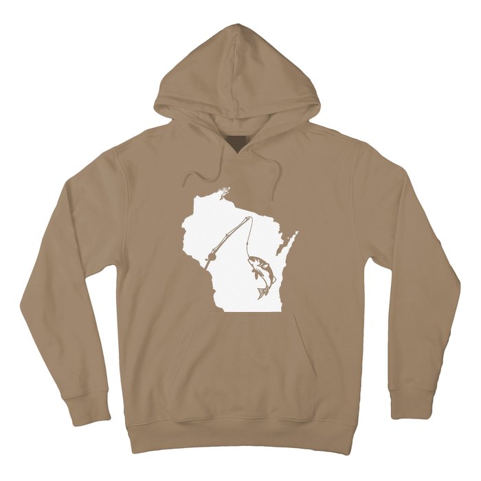 Wisconsin Fishing Sturgeon Bass Fishing Midwest Home State Hoodie