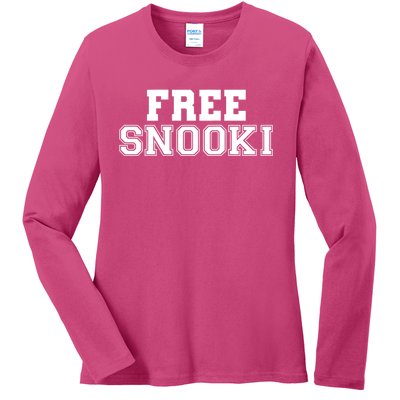 Womens Free Snooki Womens Ladies Long Sleeve Shirt