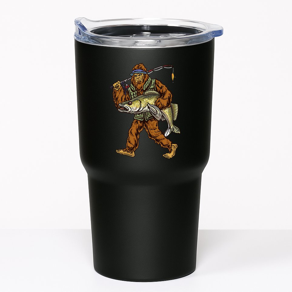 Walleye Fishing Sauger Hunting Bigfoot Fishermen Tumbler