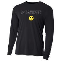 Whatever Funny Sarcastic Cooling Performance Long Sleeve Crew