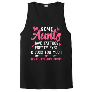 Wo Funny Some Aunts Cuss Too Much Funny Auntie Aunt Gift PosiCharge Competitor Tank