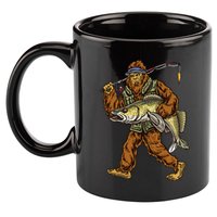 Walleye Fishing Sauger Hunting Bigfoot Fishermen 11oz C Handle Ceramic Mug