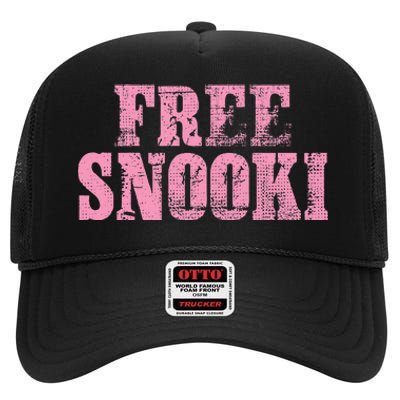 Women Free Snooki High Crown Mesh Back Trucker Hat