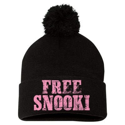 Women Free Snooki Pom Pom 12in Knit Beanie