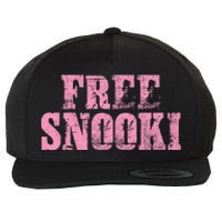 Women Free Snooki Wool Snapback Cap