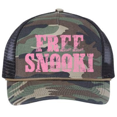 Women Free Snooki Retro Rope Trucker Hat Cap