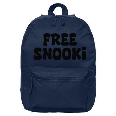 Women Free Snooki Retro Vintage Free Snooki Gift 16 in Basic Backpack