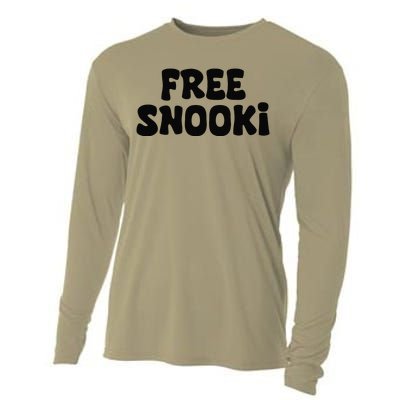 Women Free Snooki Retro Vintage Free Snooki Gift Cooling Performance Long Sleeve Crew