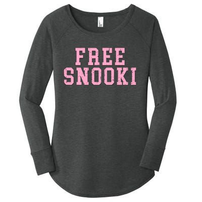 Wo Free Snooki woman Tee Women's Perfect Tri Tunic Long Sleeve Shirt