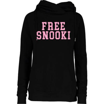 Wo Free Snooki woman Tee Womens Funnel Neck Pullover Hood