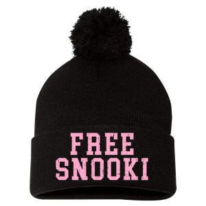 Wo Free Snooki woman Tee Pom Pom 12in Knit Beanie