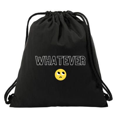 Whatever Funny Sarcastic Drawstring Bag