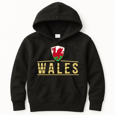 Wales Football Shirt Wales Soccer Jersey Proud Welsh Kids Hoodie