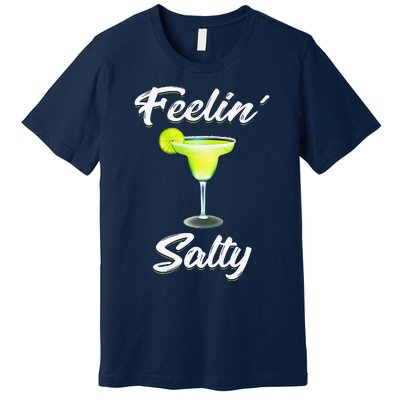 Womens Feelin' Salty Funny Cinco De Mayo Margarita Women Premium T-Shirt