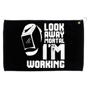 Welder Funny Saying Welding Grommeted Golf Towel