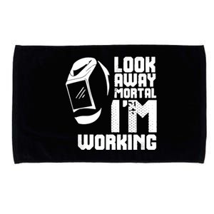 Welder Funny Saying Welding Microfiber Hand Towel