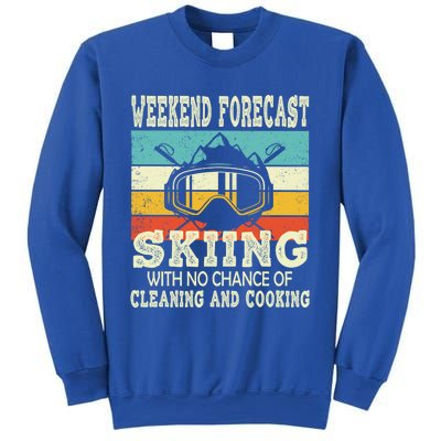 Weekend Forecast Skiing Vintage Ski Meaningful Gift Sweatshirt