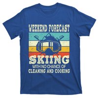 Weekend Forecast Skiing Vintage Ski Meaningful Gift T-Shirt