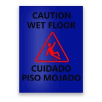 Wet Floor Sign Halloween Costume Idea Poster