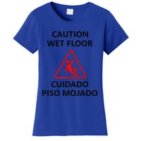 Wet Floor Sign Halloween Costume Idea Women's T-Shirt