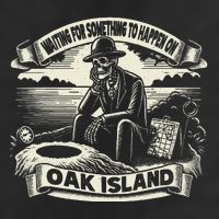 Waiting For Something To Happen Oak Island Treasure Hunt Adult Drive Performance Visor