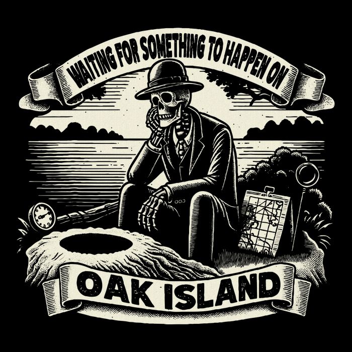 Waiting For Something To Happen Oak Island Treasure Hunt Wool Snapback Cap