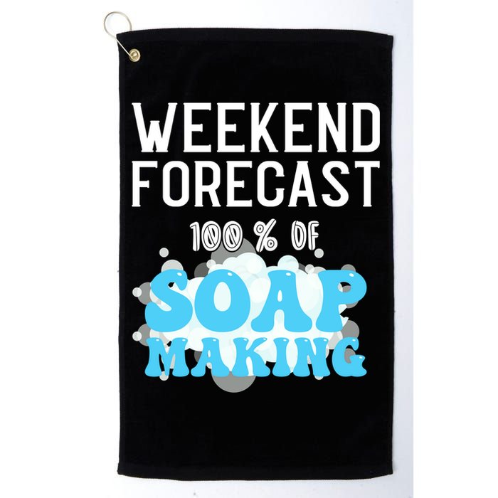 Weekend Forecast Soap Making Soap Maker Gift Golf Towel