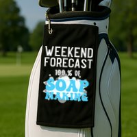 Weekend Forecast Soap Making Soap Maker Gift Golf Towel