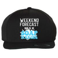 Weekend Forecast Soap Making Soap Maker Gift Wool Snapback Cap