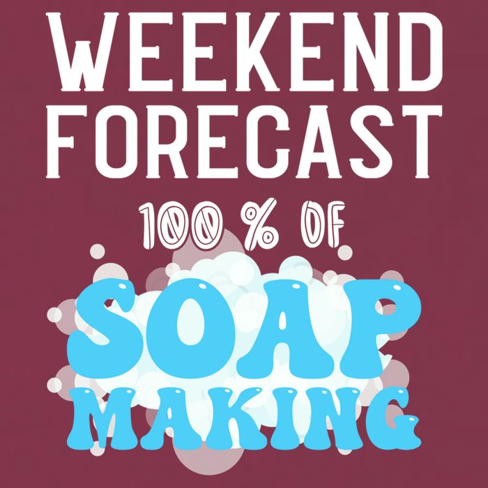 Weekend Forecast Soap Making Soap Maker Gift 16oz Travel Tumbler