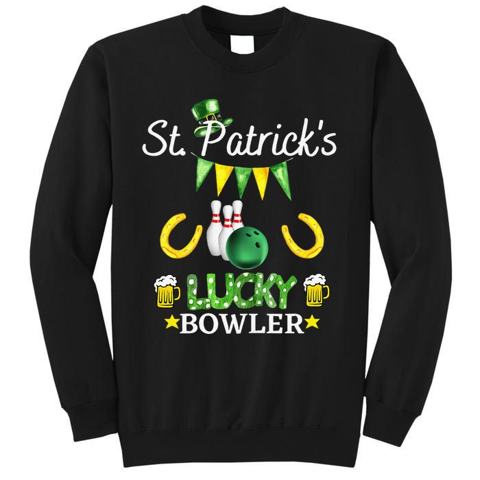 Womens FUNNY SAINT PATRICK'S DAY GIFT FOR WOMEN WHO LOVE BOWLING Sweatshirt