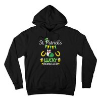 Womens FUNNY SAINT PATRICK'S DAY GIFT FOR WOMEN WHO LOVE BOWLING Hoodie