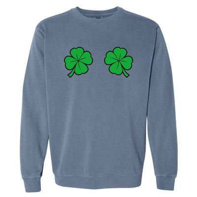 Womens Funny St Patrick's Day For Women And Couples Garment-Dyed Sweatshirt