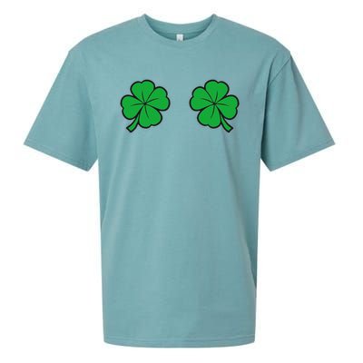 Womens Funny St Patrick's Day For Women And Couples Sueded Cloud Jersey T-Shirt