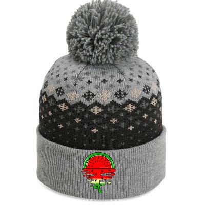 Watermelon Fruit Summer Sunset The Baniff Cuffed Pom Beanie