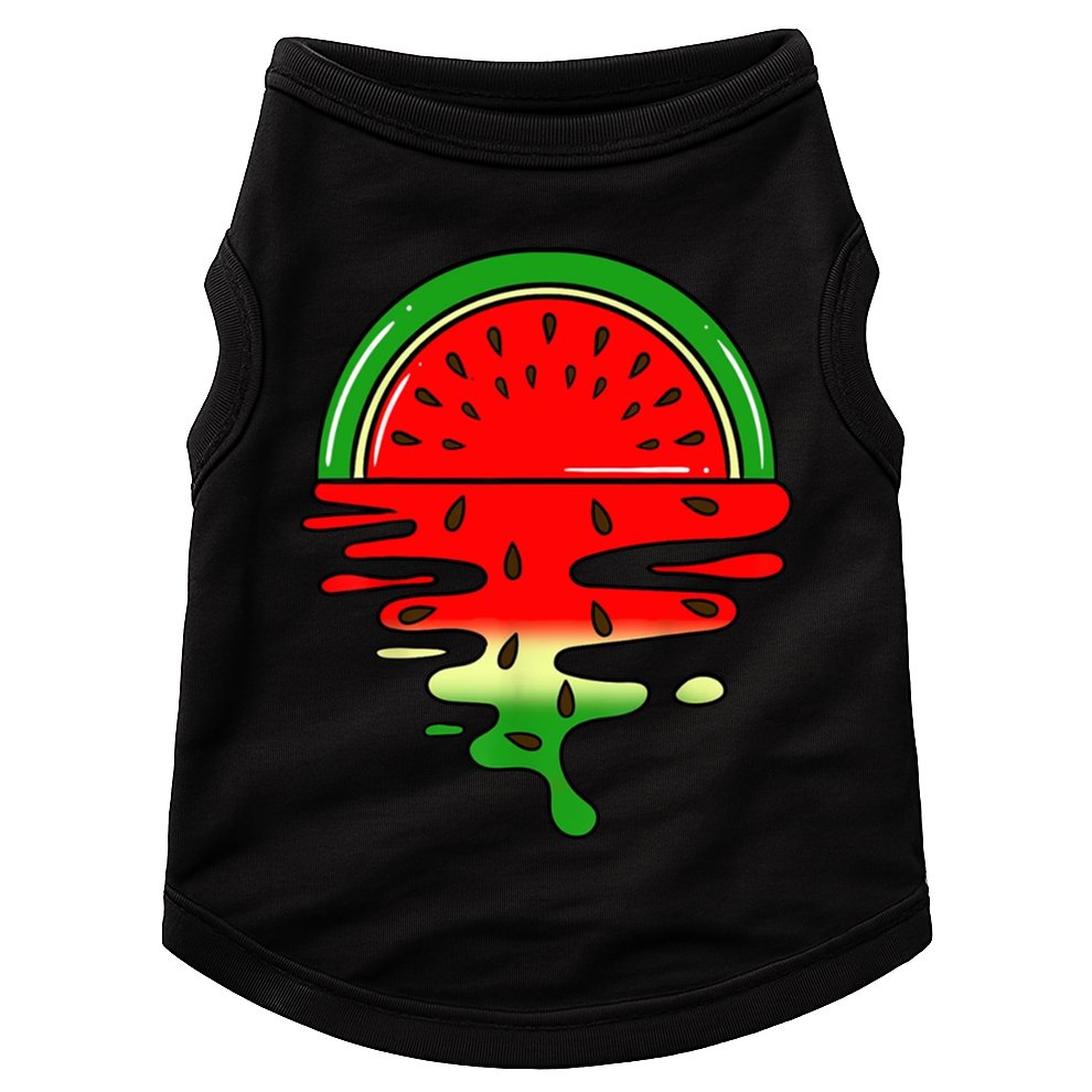 Watermelon Fruit Summer Sunset Doggie Tank