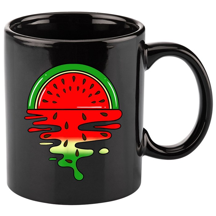 Watermelon Fruit Summer Sunset 11oz C Handle Ceramic Mug