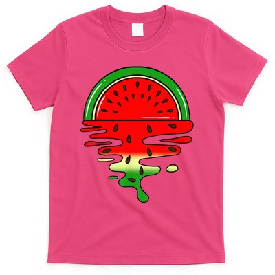 Watermelon Fruit Summer Sunset T-Shirt