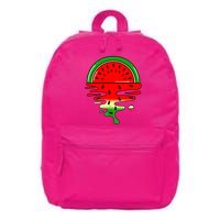 Watermelon Fruit Summer Sunset 16 in Basic Backpack
