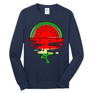 Watermelon Fruit Summer Sunset Tall Long Sleeve T-Shirt